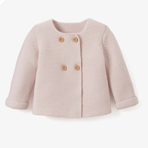 Sofia & Finn Pale Pink Knit Baby Cardigan