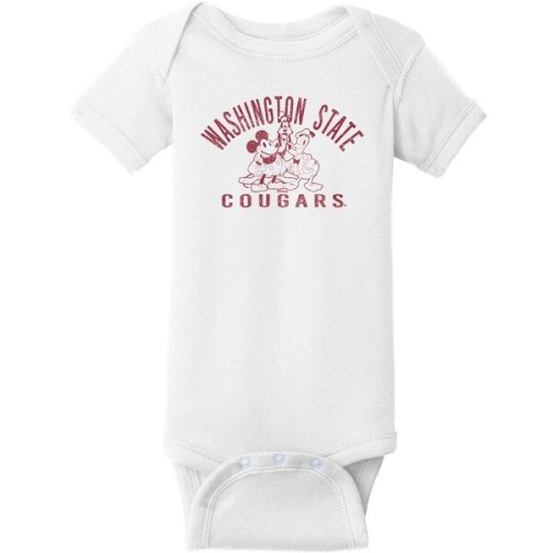 Youth BLUE 84 wht Washington State Cougars Disney Onesie