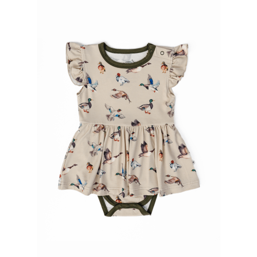 Duck Duck Goose Flutter Dress – Little Crowns & Capes