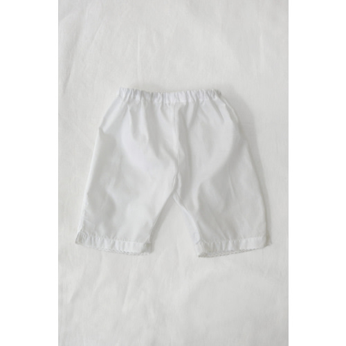 Swiss Cotton Pants - White