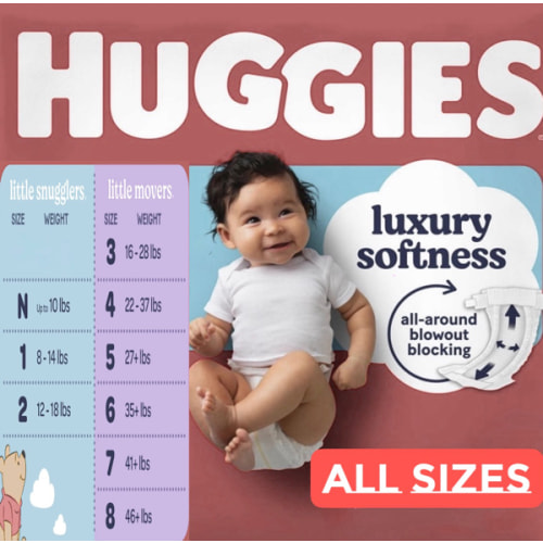 Any Size - Huggies Diapers