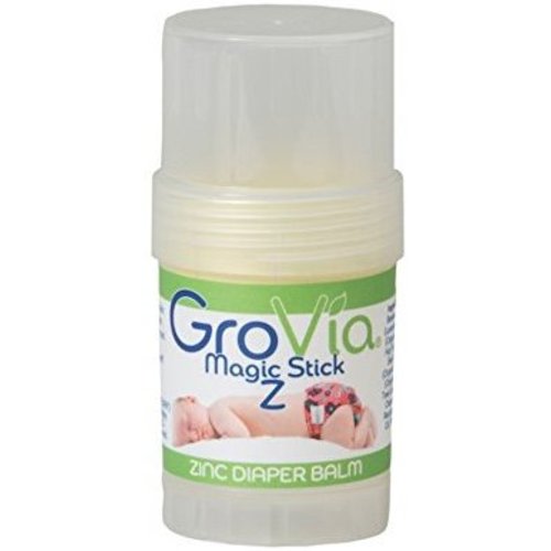 GroVia All Natural Magic Stick Z Baby Diaper Balm, Hypoallergenic for Sensitive Skin (0.75 oz)