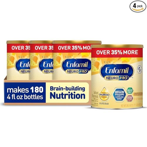 Enfamil NeuroPro Baby Formula, 28.3 Oz (Pack of 4)