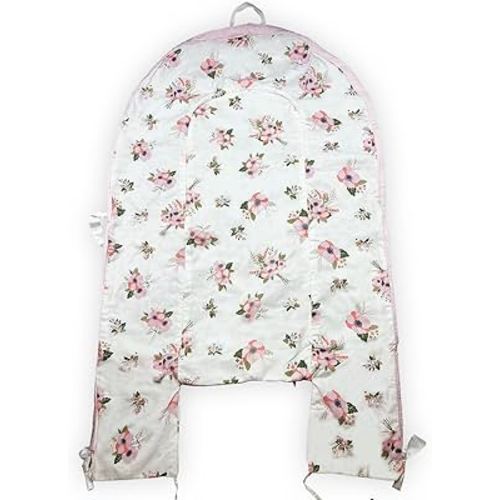 Cotton Baby Lounger Replacement Cover, Co-Sleeping Newborn Baby Nest Cover ONLY Breathable Machine Washable (H)