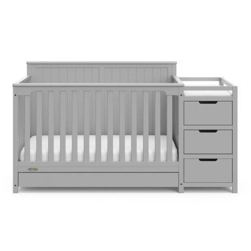 Graco Hadley 5-in-1 Convertible Crib and Changer with Storage & Reviews | Wayfair