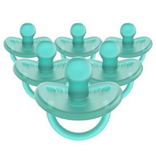Evenflo Balance Stage 2 Orthodontic Silicone Pacifier 6 Months+ - Teal - 6ct