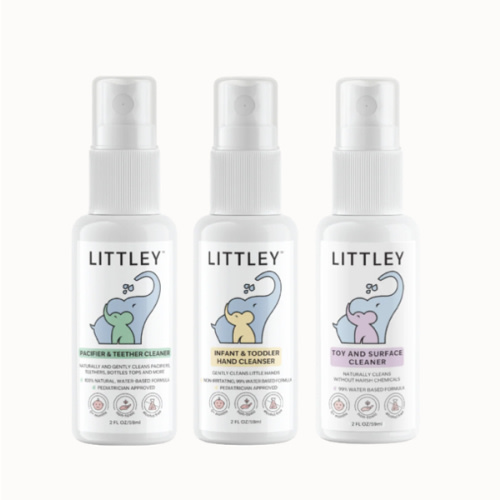 "INTRODUCTORY $20.99 SAMPLE PACK" Pacifier Cleaner + Hand Cleanser + T – Littley USA