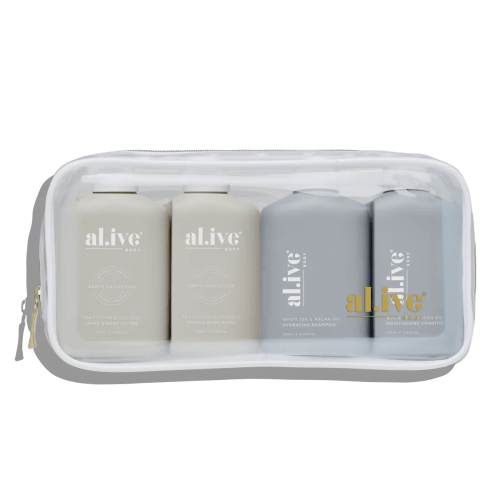 al.ive body Hair & Body Travel Pack Of 4