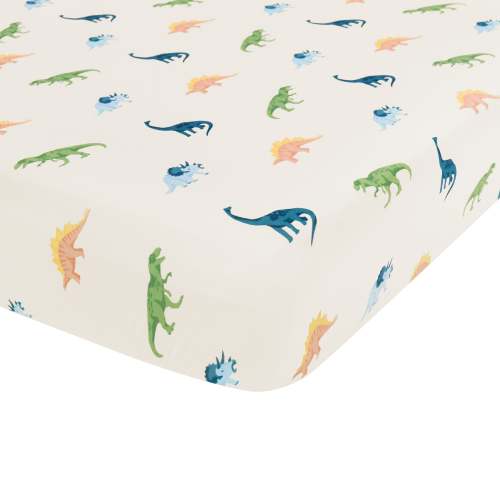 Crib Sheet in Ecru Roar