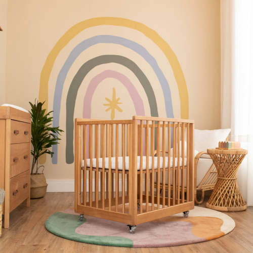 Cali Convertible Crib 4 in 1 in Hazelnut | Simply Nursery