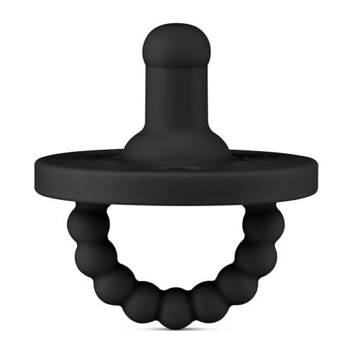 Ryan & Rose Cutie PAT Pacifier Teether (Stage 2, Black)