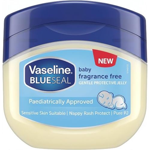 Vaseline Blue Seal Baby Petroleum Jelly, Fragrance Free, 450 ml