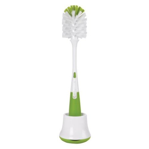 OXO Tot Bottle Brush with Nipple Cleaner and Stand, Green