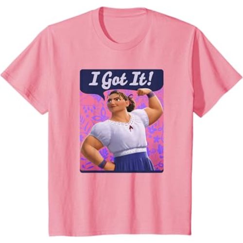Disney Encanto Luisa I Got It Floral Poster T-Shirt Small