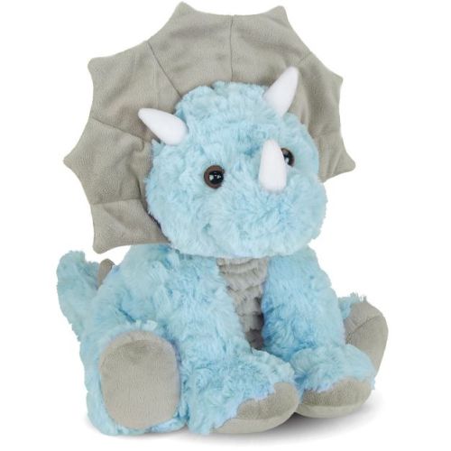 Bearington Lil' Tracer Plush Stuffed Animal Dinosaur with Rattle, 5 inch, For Ages 0-14