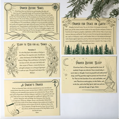 Prayer Cards (yellow) — Draw Near Designs