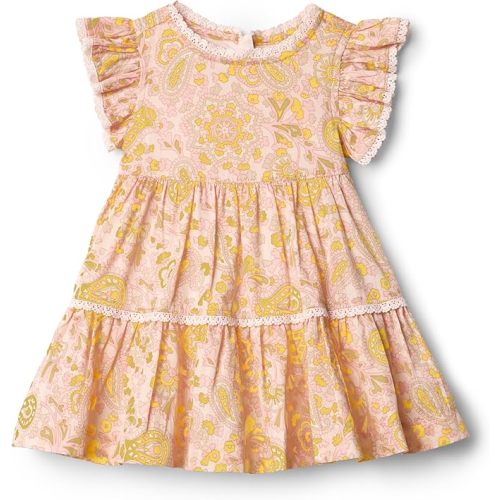 Amazon Essentials Baby-Girls Woven Ruffle Sleeve Dress