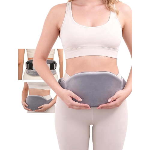 Postpartum C-Section Recovery Belt with Hot Cold Gel Pack, Adjustable Post-Op Incision Protector and Belly Support Wrap (29.5" to 60.2" Waist)