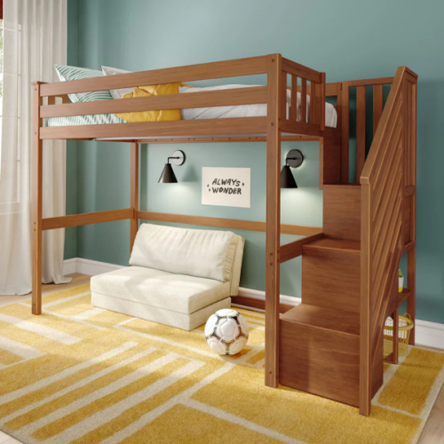 Twin Loft Bed With Stairs
