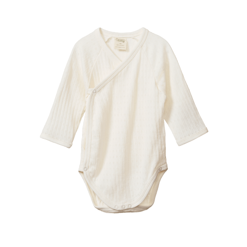 Buy Pointelle Kimono Bodysuit Online in United States | Nature Baby