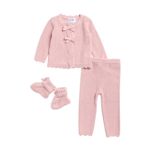 Kids' 3-Piece Cardigan, Leggings & Booties Set