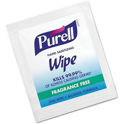 Premoistened Sanitizing Hand Wipes, Towelettes Individually Wrapped, 100/box