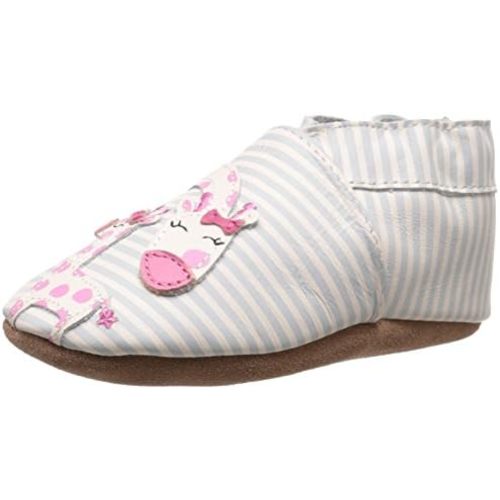 Robeez Baby Girls and Unisex Soft Soles Slip-Resistant Crib Shoes Slippers for Infant and Toddler, 0-24 Months