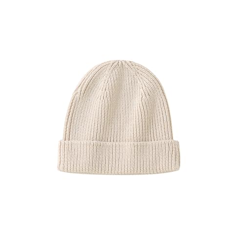 Hadetoto Cotton Baby Beanie Toddler Winter Hat Knit Boys Girls Warm Kids Beanies Skull Cap for 0-8 Years