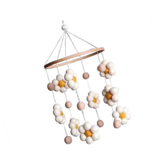 Kokiya Crib Mobile Boho Cute Flower Wind Chime for Nursery Pram Pushchair A