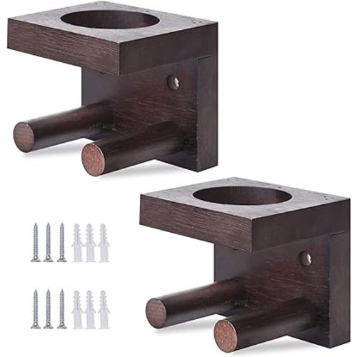 2 Pack Baseball Bat Holder Wall Mount Display Stand Hanger, Softball Storage Rack