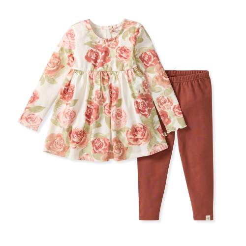 Autumn Rose Organic Cotton Tunic Set – Burt's Bees Baby