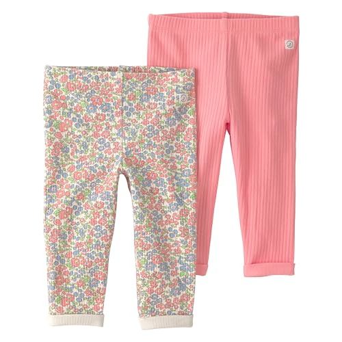 Little Planet by Carter's Unisex-Baby 2-Pack Ribbed Pants Made with Organic CottonPants