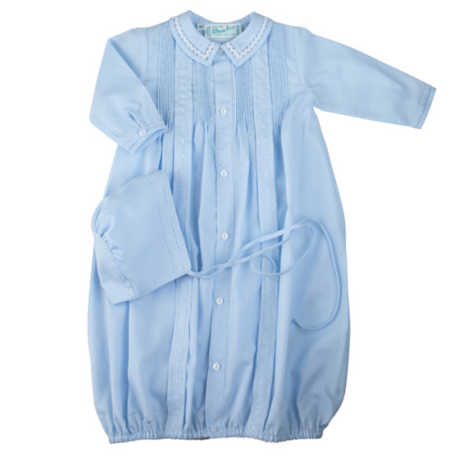 Boys Pintuck & Ric Rac Take Me Home Gown and Hat | Feltman Brothers