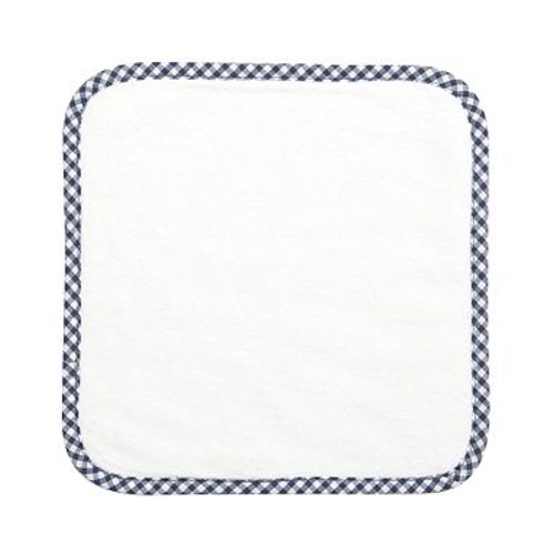 Gingham Washcloth Set of 3, Navy