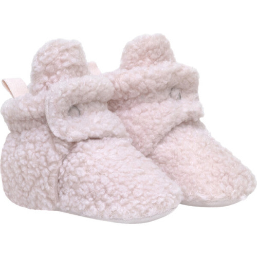 Sherpa Lt Pink Snap Bootie - Robeez | Maisonette