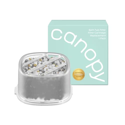 Canopy Bath Tub Filter Cartridge – Original Replacement Filter | Compatible with Canopy Bath Tub Filters, BPA-Free, Replace Every 90 Days