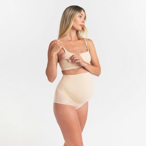 FITS EVERYBODY MATERNITY PUMPING SCOOP BRALETTE | SAND | SKIMS