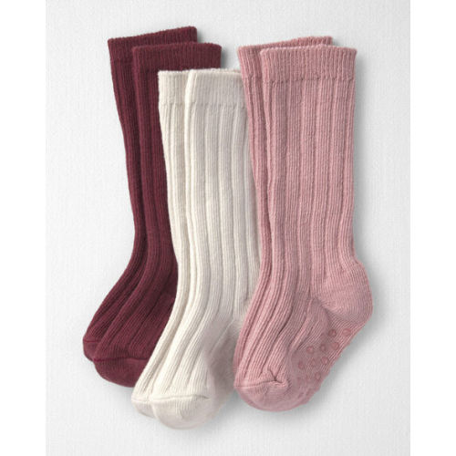 Baby 3-Pack No-Slip Knee-High Socks Made with Organic Cotton - Little Planet | Carter's