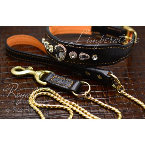 L'imperatrice - Splendid Royal dog collar with crystals
– Marc Petite