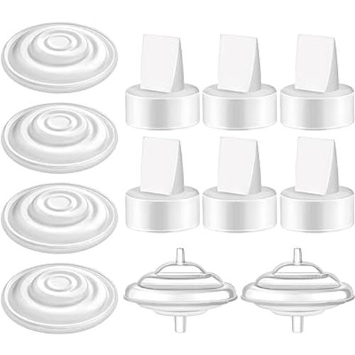 Maymom Pump Parts Compatible with Spectra S1 Spectra S2 Spectra 9 Plus Duckbill Valve Silicone Membrane Backflow Protector Replace Spectra Valve S2 Replacement Parts Not Original Spectra Pump Parts