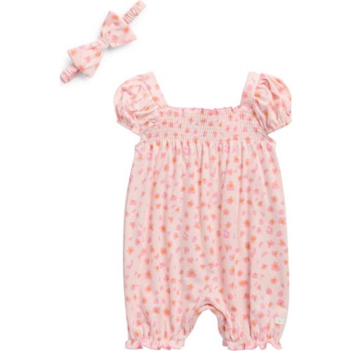 Smocked Romper & Headband Set