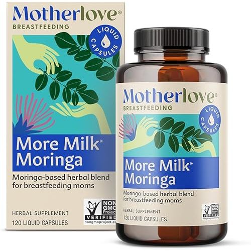 Motherlove More Milk Moringa (120 Capsule Value Size)