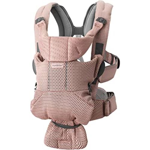 BabyBjörn Baby Carrier Free, 3D Mesh, Dusty Pink