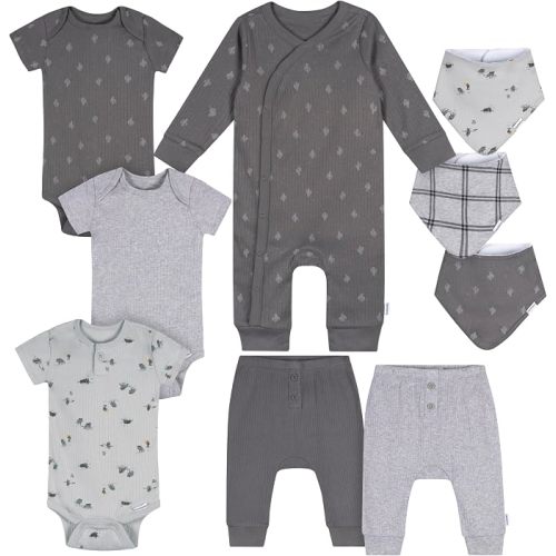 Gerber Baby Boys & Girls 9 Piece Gift Set Premium Layette