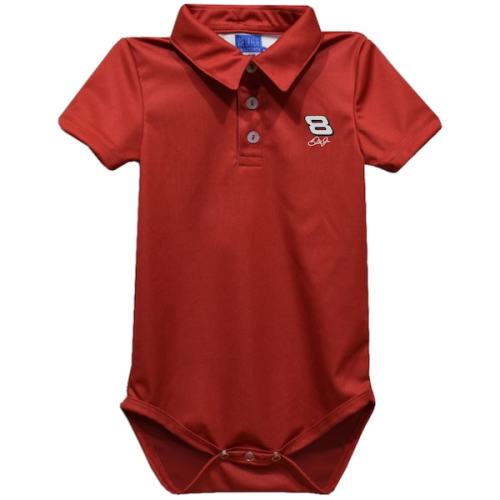 Infant Dale Earnhardt Jr.  Vive La Fete Red Polo Bodysuit