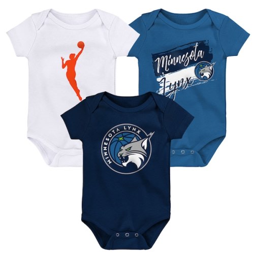 Newborn Outerstuff Minnesota Lynx Destiny 3-Piece Creeper Set