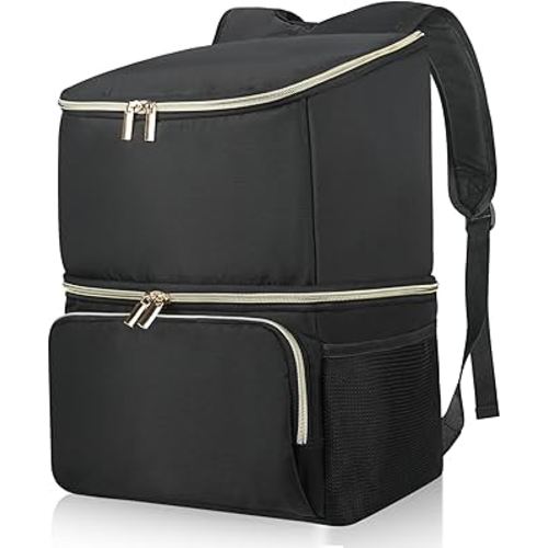 Wolka Breast Pump Bag with Dual Insulated Compartments & Removable Divider,Pumping Bag for Baby Bottle,Breast Milk Cooler Travel Bacpak,Fit Most Breast Pumps Like Medela, Spectra S1,S2, Evenflo