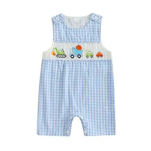 Amnnchya Newborn Baby Boy Girl Clothes Stripes Sleeveless Romper Infant Embroidery Bodysuit Cute Summer Spring Outfit