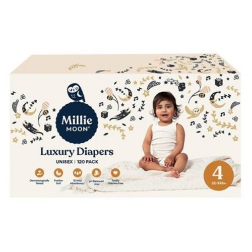 Millie Moon Luxury Diapers - (select Size And Count)