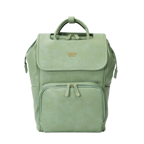 UPPER Leather Large Diaper Bag Backpack